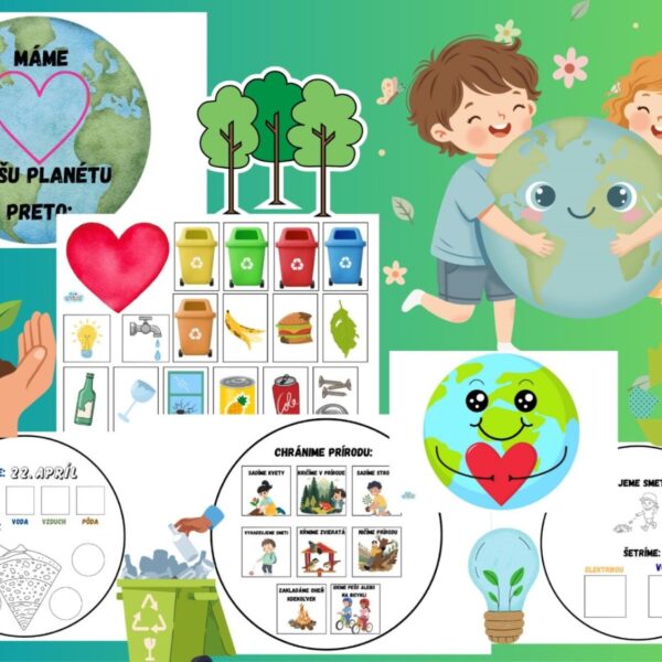 Lapbook - Miniknižka ku Dňu Zeme