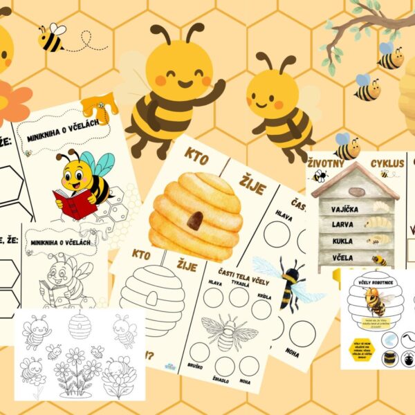 Lapbook - Miniknižka o včelách
