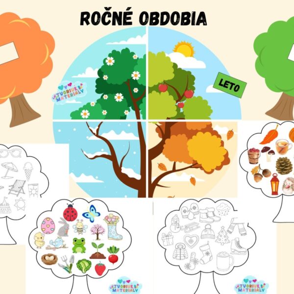 Lapbook - Miniknižka o ročných obdobiach