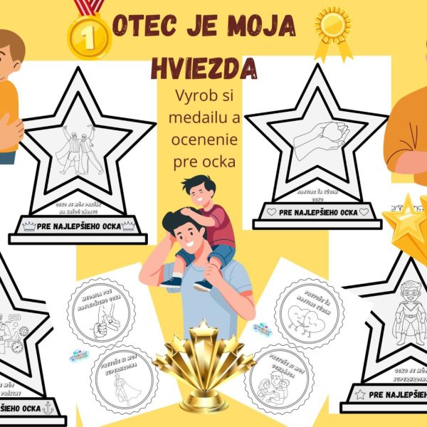 Deň Otcov - medaila a ocenenie pre ocka