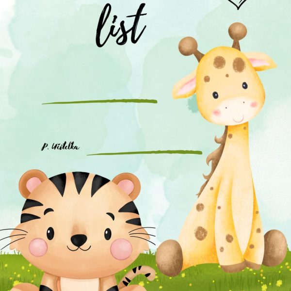 PDF Pamätný list - motív žirafka
