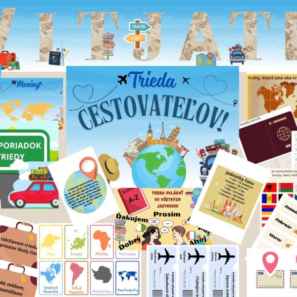Výzdoba triedy - Trieda Cestovateľov