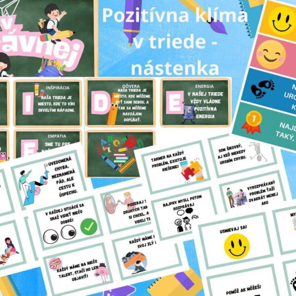 Výzdoba triedy - Pozitívna klíma