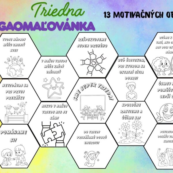 Sme super trieda - motivačná megaomaľovánka