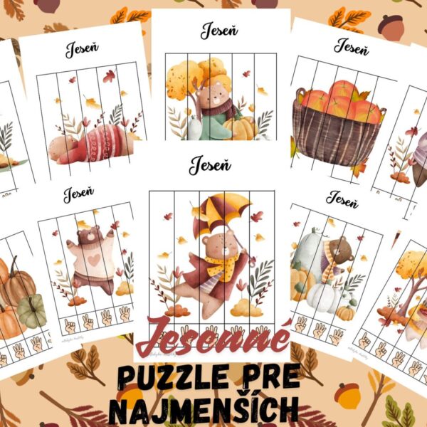 Jesenné puzzle pdf