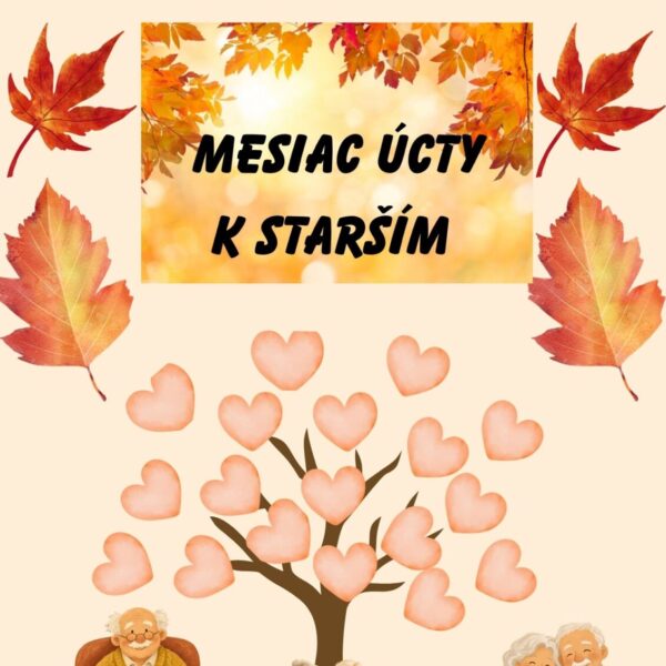 Výzdoba triedy - október - strom pre starých rodičov